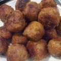 ♡てらまゆ♡'s cooksnap of when they made 揚げない！クリームチーズin肉団子.