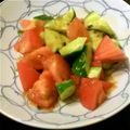 いけすだ's cooksnap of when they made トマトときゅうりのナンプラーサラダ.