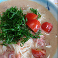 s_eyes's cooksnap of when they made ひんやり、とろり✿トマトそうめん.