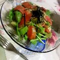 Renoah1987's cooksnap of when they made サーモンとアボカドのわさび醤油冷製パスタ.