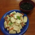 usap's cooksnap of when they made おもち炒め【炒年米羔】.