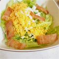 makihide's cooksnap of when they made レタスのミモザサラダ.