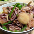 れいちこ's cooksnap of when they made ＊イカとじゃがいものウマ味噌炒め＊.