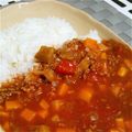 2483's cooksnap of when they made 夏だ！カレーだ！シャキシャキキーマカレー.