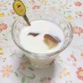 まっちー食堂's cooksnap of when they made プリンの入ったホットミルク♪.