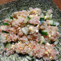 YUKIKI☆'s cooksnap of when they made 鮭ときゅうりと卵のまぜご飯.