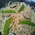 すけはん's cooksnap of when they made ズッキーニのレモンクリームパスタ.
