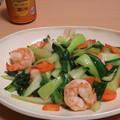 けのーび's cooksnap of when they made エビと野菜のあっさり炒め.
