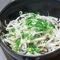 青の4番's cooksnap of when they made もやしのナムル.