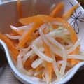 *suzuko*'s cooksnap of when they made にんじんの酢ナムル.
