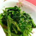 羽尼うに's cooksnap of when they made ほうれん草の胡麻和え.
