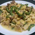 Poucette's cooksnap of when they made ゴーヤチャンプルー（塩麹で）.