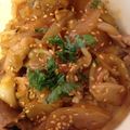 りんトーマス's cooksnap of when they made 今日も元気に！鰻のタレで簡単☆豚・DON.