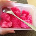 あいなのまま's cooksnap of when they made かき氷のシロップで簡単シャーベット.