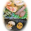ゆけり３兄弟's cooksnap of when they made ☆簡単♪キャラ弁！！ひよこのお弁当☆.