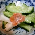 チャリpan's cooksnap of when they made 梅胡瓜と山芋だけ～★.
