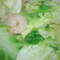 リュイノクセク's cooksnap of when they made エビときゃべつ＊プリプリにんにく炒め.