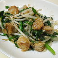 コンフリー's cooksnap of when they made 時間が無い時の　もやしとホタテの中華炒め.