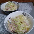 パンダ８２３'s cooksnap of when they made レタスとハムのマヨサラダ.