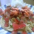 タナシン's cooksnap of when they made 鮭とトマトの冷製パスタ.