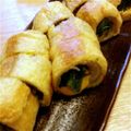 つまちゃん211's cooksnap of when they made 秋刀魚とチーズの油揚げロール.