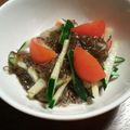 めぐみるく0927's cooksnap of when they made 簡単☆もずくのトマトきゅうり和え☆.