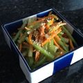 ShinobiK's cooksnap of when they made ★セロリと人参の塩きんぴら★.