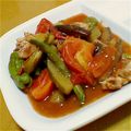 copom's cooksnap of when they made ✿夏野菜の温タパス✿ビネガー風味、15分.