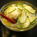 ひさかた's cooksnap of when they made きゅうりと玉ねぎのピクルス.