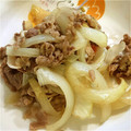 まんまるにこにこ's cooksnap of when they made 豚薄切肉で生姜焼き～安い簡単!柔らかい～.