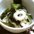 オリーブ＊'s cooksnap of when they made 簡単！わかめとキュウリの酢の物.