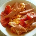 kyoka2007's cooksnap of when they made 魚ニソとトマト入りスクランブルエッグ.