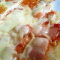 快晴ママ☆'s cooksnap of when they made 残ったそうめんで！簡単ピザ♪.