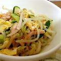 risapopon's cooksnap of when they made もやしの中華サラダ.