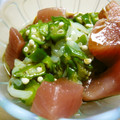 maruru-nn's cooksnap of when they made 超簡単！10分でできる美味しいイカオクラ.
