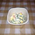 ぴょんchan1号's cooksnap of when they made かにかまときゅうりのサラダ.