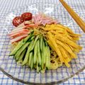在宅勤務のおじさん's cooksnap of when they made ごまドレッシングで簡単ごまだれの冷し中華.