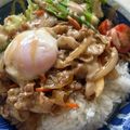 だりりラブ's cooksnap of when they made 豚ロースのカフェ風サラダ丼。.