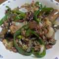 aiaiiwashi's cooksnap of when they made ご飯が進む♪茄子ピーマン豚挽肉の香味炒め.