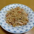 55才のおじさん's cooksnap of when they made ひき肉ともやしのケチャップ炒め.