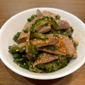 soraのした's cooksnap of when they made 簡単！レバーとゴーヤの炒めもの.