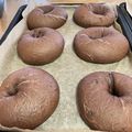 たつなつりん's cooksnap of when they made むっちりもっちりチョコ入ココアベーグル★.