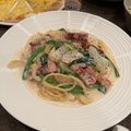 rug7's cooksnap of when they made 牛乳でほうれん草のクリームパスタ♪♪.