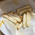 ☆yopipi's cooksnap of when they made 餃子の皮で☆くるくるシガレット♪.
