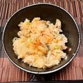 天之御中主's cooksnap of when they made 鮭のちゃんちゃん焼き風 炊き込みご飯.