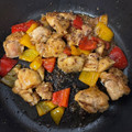 blackpeppa's cooksnap of when they made ✿鶏もも肉のハニーマスタードソース.