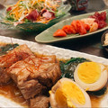 マックスの母's cooksnap of when they made 簡単！某人気店＊お店用＊とろとろ豚の角煮.
