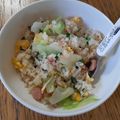 ポニーリボン's cooksnap of when they made 冷飯不要！生米から作るパラパラチャーハン.