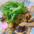 オウジリリノエ's cooksnap of when they made 大葉たっぷり♪♪豚こまと茄子の生姜焼き.