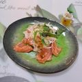 みかかめ's cooksnap of when they made サーモン＊～和風カルパッチョ～＊.